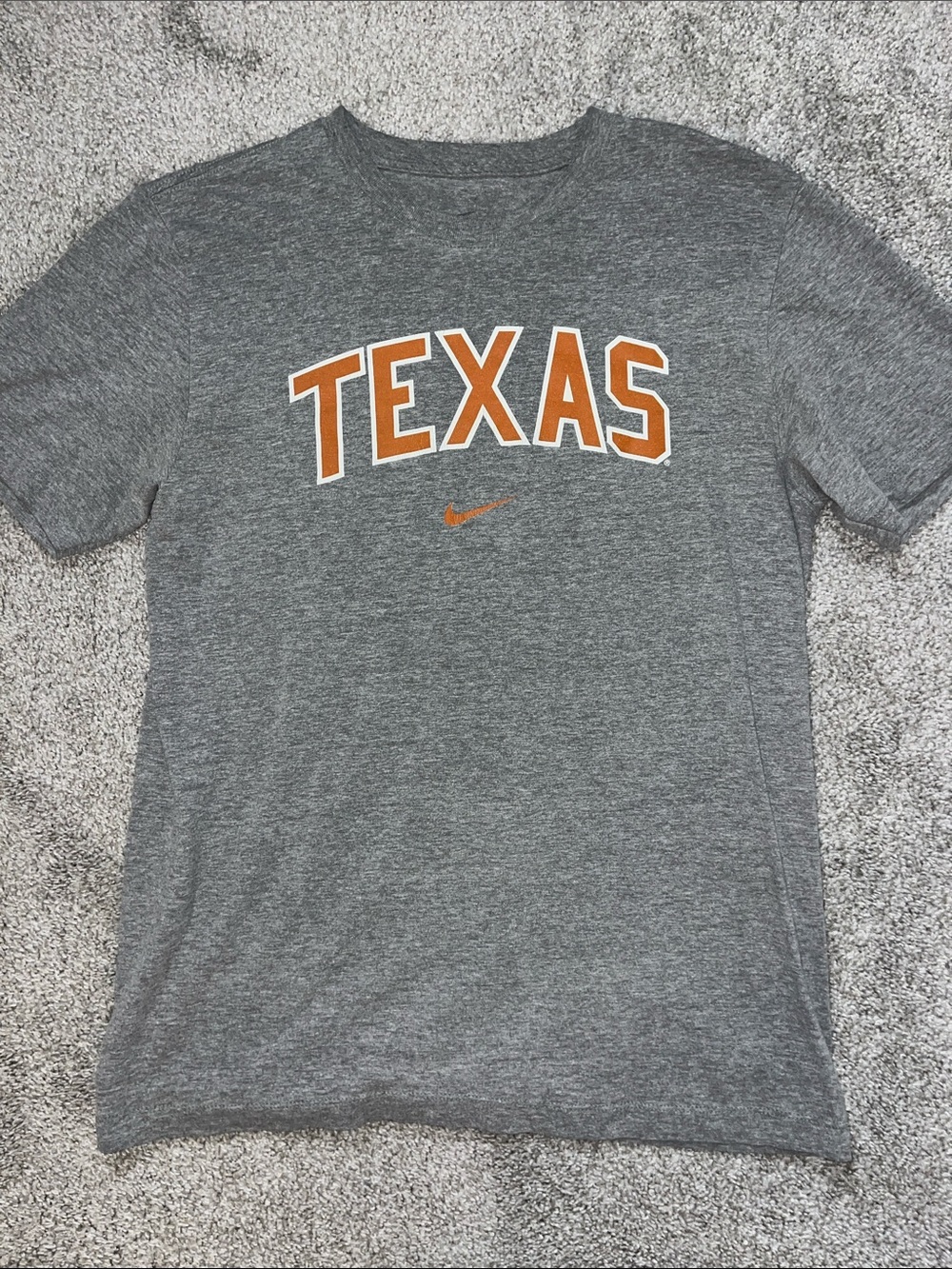 Hook em Horns Orange Print Texas Longhorns T Shirt M men’s gray
